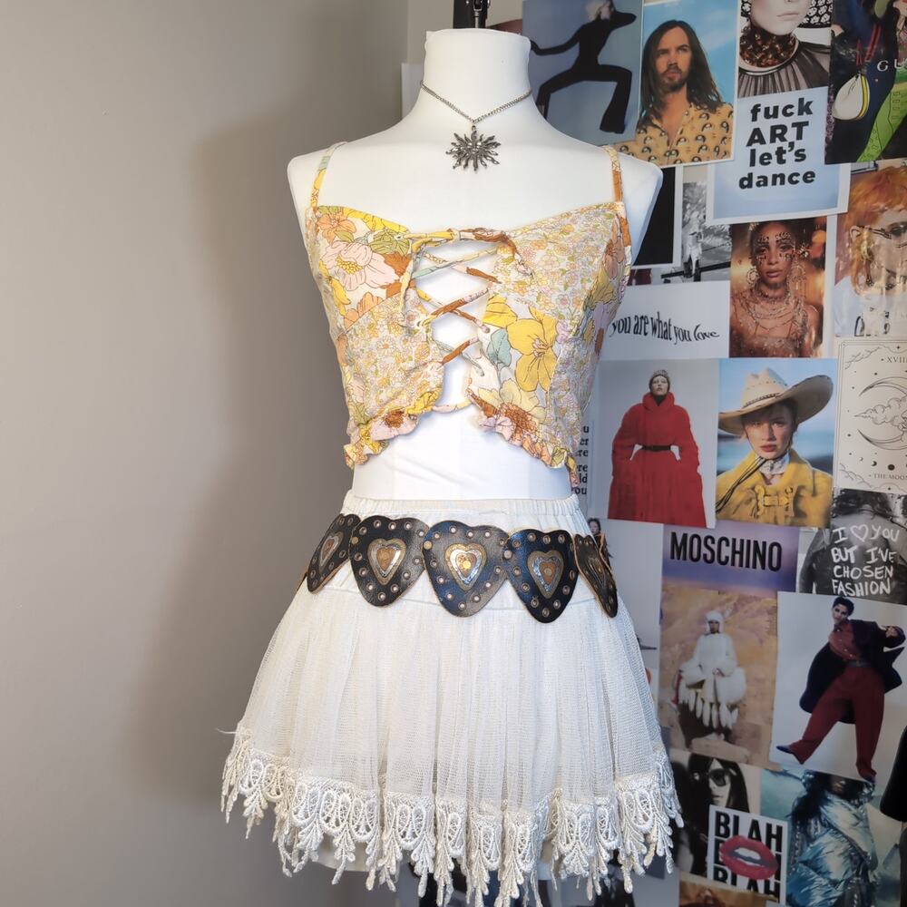 Floral Bohemian Crop Top